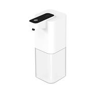 Distributeur de savon sans contact - Distributeur de savon liquide rechargeable de 400 ml - Distributeur de savon liquide sans contact avec réservoir transparent visible, contrôle du volume réglable