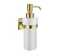 Distributeur de savon Smedbo House - 200ml - modèle mural - laiton/porcelaine RV369P
