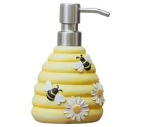Distributeur de Savon sur Le thème des Abeilles - Conteneur de Liquide pour shampooing, décoration d'abeille | Distributeur de Savon Portable en Forme de d'abeille et de Miel