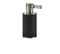 Distributeur de savon sur pied Gessi Inciso, récipient noir mat, 58538149, Couleur: Optique Finox