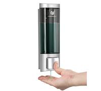 Distributeur de savon unique de 200 ml pour salle de bain, fixation murale, pour gel douche, shampoing et après-shampoing, conteneur pour détergent à vaisselle de cuisine, distributeur de savon