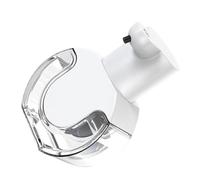 Distributeur de Savonnette Mousse Automatique Rechargeable 430ml Cuisine | ABS Blanc, Niveau Réglable sur 4 Positions, Montage Mural ou Posé, Usage Domestique