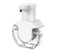 Distributeur de Savonnette Mousse Automatique sans Contact ABS 430ml Blanc | Capteur Infrarouge, Débit Réglable 0,3 S à 2 S, Étanchéité Ipx5, Remplissage Facile