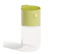 Distributeur de sel à pression | Shaker à sucre en poudre - Distributeur d'épices de type poussoir quantitatif précis, bouteille transparente, distributeur d'assaisonnement doseur avec couvercle, pour