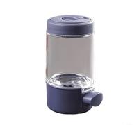 Distributeur de sel élégant en verre et métal conçu pour plus de commodité lors de la cuisson à la maison ou lors d'événements en plein air comme les pique-niques et les barbecues (ABS violet)