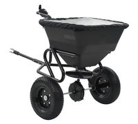 Distributeur de Sel de Remorqué PVC et Acier 45 L Épandeur de Semences vidaXL