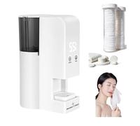 Distributeur de serviettes chaudes, chauffe-serviettes automatique, chauffe-serviettes for le visage, chauffe-serviettes jetable portable amélioré for le spa et les soins, comprend 100 ser.