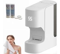 Distributeur de Serviettes Chaudes, Chauffe-Serviettes Automatique Compressé avec 40 Serviettes, Chauffe en 5 Secondes, Température Constante de 55 °C, Idéal pour Les Spas, Salons de Beauté