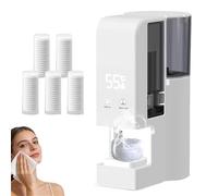 Distributeur De Serviettes Chaudes, Chauffe-Serviettes Intelligent pour Le Visage avec Chauffage en 5 Secondes, Température Constante De 55 °c, Réservoir De 400 ML Et 40 Serviettes Machine+100Towels