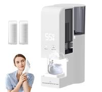 Distributeur de Serviettes Chaudes, Distributeur Automatique de Serviettes Chaudes avec 40 Serviettes, 5 À 10 Secondes de Chaleur, Température Constante de 55 °C Et Réservoir de Machine+40Pcs Towels