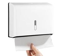 Distributeur de serviettes en papier, distributeur de serviettes mural pour serviettes en papier, grande capacité, pour salle de bain, cuisine et lieux publics, pour serviettes Z-Falt