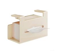 Distributeur de serviettes en papier magnétique sous l'armoire pour l'organisation de la cuisine, construction en acier, convient aux tailles standard (blanc)