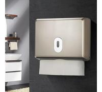 Distributeur de Serviettes en Papier multifold Mural Support boîte Toilette ABS Facile à Installer Idéal pour Les espaces publics et privés