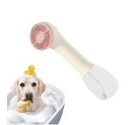 Distributeur de shampoing pour chien - Brosse en mousse à main pour animaux de compagnie - Distributeur de shampoing - Pour douche, appartement, extérieur, jardin, après la promenade, voyage