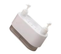 Distributeur de shampooing type presse corps transparent pour vérifier la durabilité du liquide, construction pas besoin de perceuse, distributeur de shampooing sans outil