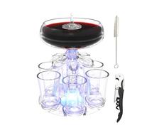 Distributeur de shot avec verres, distributeur de 6 verres à liqueur, distributeur de cocktails en acrylique et support, distributeurs de bière, whisky, distributeur de boissons alcoolisées