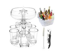 Distributeur de shots d'alcool, distributeur de boissons alcoolisées | Décanteur de vin et distributeur de bar, distributeur de liquide réglable, séparateur de liquide pour tasses