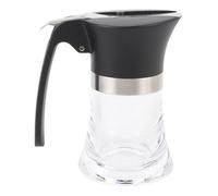 Distributeur de sirop en verre de 3,38 oz, bouteille anti-goutte pour sirop d'érable, distributeur de miel, préparation pour crêpes ou sucre, récipient en verre lavable au