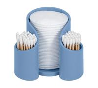 Distributeur de soie de salle de bain - Distributeur de porte-étui Qtip 11x9x7cm Boîte de rangement de coton-tige en coton de beauté, organisateur de maquillage sûr et sans goût pour fil dentaire