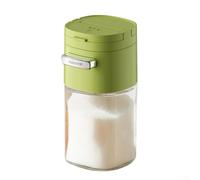 Distributeur de sucre en verre avec libération précise des portions de 0 5 g et couvercle hermétique, garde le sucre frais et les blocs, convient pour le stockage du sucre et des assaisonnements de
