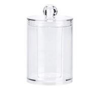 Distributeur de Support Qtip en Acrylique pour Boule de Coton, Coton-Tige, Petite Boîte en Plastique Transparent, Support de Coton-Tige de Maquillage, pour L'organisation du