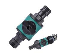 Distributeur de tuyau d'eau ABS - Raccord rapide adaptateur de robinet de jardin de type et bi-directionnel Arrosage de gazon, durable, robuste, facile à utiliser | Entretien