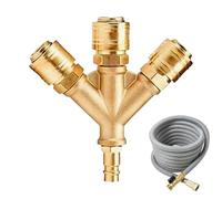 Distributeur de tuyaux d'air à raccord rapide, raccord d'air comprimé à libération rapide, raccords de coupleur industriel compact pour applications de fabrication