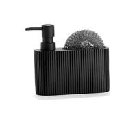 Distributeur De Vernis Noir 16,5x5,5x15cm Cc71087 Andrea House