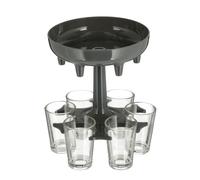 Distributeur de verres à liqueur, 6 verres inclus - Shot Dispenser