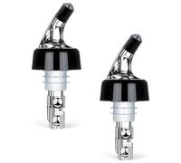 Distributeur de vin en acier inoxydable 30 ml - Dispositif de versement exact - Anti-fuite - Bec verseur automatique - Bouchon de bouteille de vin avec mesure