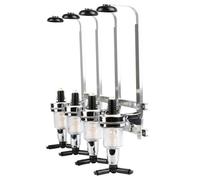 Distributeur de vin mural, Support Mural pour 4 Bouteilles - Design Doseur Alcool 1,5 oz (43 ml)