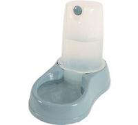 Distributeur d'eau 1.5 litres, bleu en plastique, pour chien ou chat G