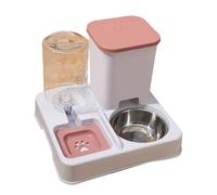 Distributeur d'eau 2 en 1 de grande capacité et bol automatique pour petit chien et chat pour arrosage quotidien