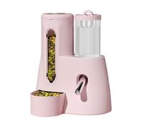 Distributeur d'eau 2 en 1 pour lapins, porcs, hérissons, hamsters, furets, petits rongeurs, grand distributeur automatique pour cages, idéal pour les animaux domestiques, avec boîtier en plastique