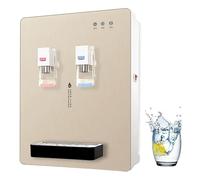 Distributeur d'eau à Montage Mural, unité alimentée à Chaud et à Froid avec Plateau d'arrêt Amovible, débit 30 litres/H, citerne de 750 ML pour Le Bureau d'intérieur