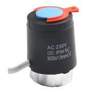 Distributeur d'eau actionneur de chauffage chauffage au sol chauffage électrique M30x1.5mm sous sol 50Hz distributeur d'eau au sol pratique(Normally Closed)