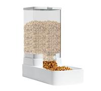 Distributeur d'eau automatique à gravité pour animaux de compagnie 3,8 l | Plateau de nourriture grand volume, bol de contrôle des portions, station de recharge automatique Pa