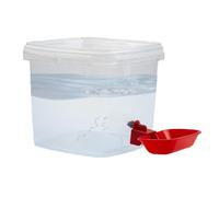 Distributeur d'eau Automatique Chat - Abreuvoir À Gravité Grande Capacité 3L | Station d'alimentation sans Électricité pour Chiens Et Volailles | Fontaine À Boire pour Maison, Bureau Et Voyage