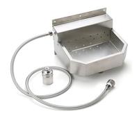 Distributeur d'eau automatique d'extérieur pour chien, en acier inoxydable lourd, pour chevaux, bétail, bétail, extra large