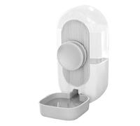 Distributeur d'eau automatique pour chat et chien avec siphon, recharge automatique, verrouillage sous vide, fenêtre de niveau visuel, boucle rotative à 360°, installation double mode, sortie