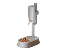 Distributeur d'eau automatique pour chat - Gamelle réglable en hauteur pour chien - 750 ml - Gamelle debout anti-goutte avec un support - Pour petits animaux domestiques par exemple hamsters