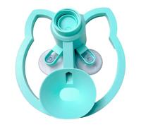Distributeur d'eau automatique pour chat, station d'abreuvement sans filtre, support de bol d'eau de recharge automatique avec adaptateur de bouteille, base d'aspiration anti-déversement pour chats