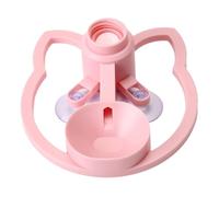 Distributeur d'eau automatique pour chat, station d'abreuvement sans filtre, support de bol d'eau de recharge automatique avec adaptateur de bouteille, base d'aspiration anti-déversement pour chats
