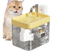 Distributeur d'eau automatique pour chien, fontaine d'eau pour animaux de compagnie | Fontaine distributrice d'eau pour chat de 1,5 L | Distributeur d'eau à pompe silencieuse pour chats et chiens, dis