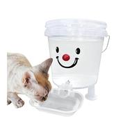 Distributeur D'eau Automatique Pour Chien - Kit De Petit Bol En Acrylique Transparent, Valve D'abreuvement Automatique Pour Chien, Récipient D'alimentation Visuel Étanche | Dispositif D'alimentation P