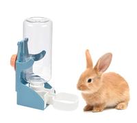 Distributeur d'eau Automatique pour Lapins, 500 ML, Bouteille de Boisson Suspendue pour Lapins, Cochons d'Inde, Chinchillas, Hérissons, Furets, Hamsters (Bleu)