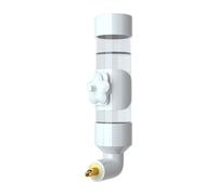 Distributeur d'eau automatique pour oiseaux, distributeur d'eau automatique pour perroquet, dispositif de boisson en acrylique, grande bouteille d'eau goutte à goutte pour oiseau, distributeur d'eau
