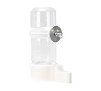Distributeur d'eau automatique pour oiseaux - Style suspendu en PVC, abreuvoir de 140 ml, récipient à boisson vertical compact, structure de montage sûre | Cages pour perruches, habitats de petits