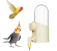 Distributeur d'eau automatique pour perroquet, bouteille montée sur cage avec bec verseur anti-goutte pour une hydratation propre, idéal pour les petits oiseaux comme les perruches et les inséparables
