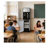 Distributeur d'eau Autonome pour Salle De Classe avec Système De Purification d'eau À 4 Niveaux Intégré,Refroidisseur d'eau Chaude Et Froide sans Bouteille - Remplacement Facile du Filtre